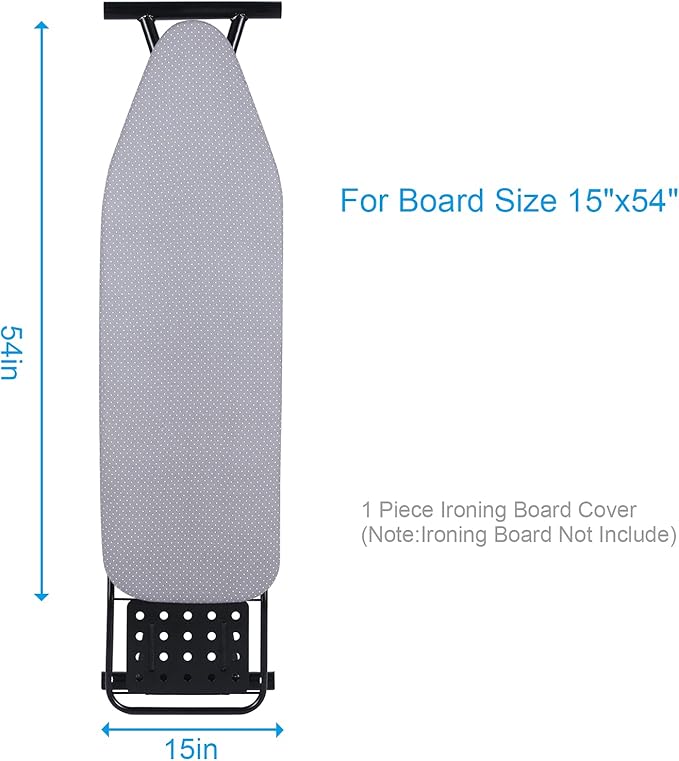 BNDX Ironing Board Cover Standard Size Reflective 4 Layers Thick Padding - Image 5