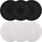 6-Pack Drain Hair Catcher Durable Silicone Hair Stopper Shower Drain Covers by QiyuanLS