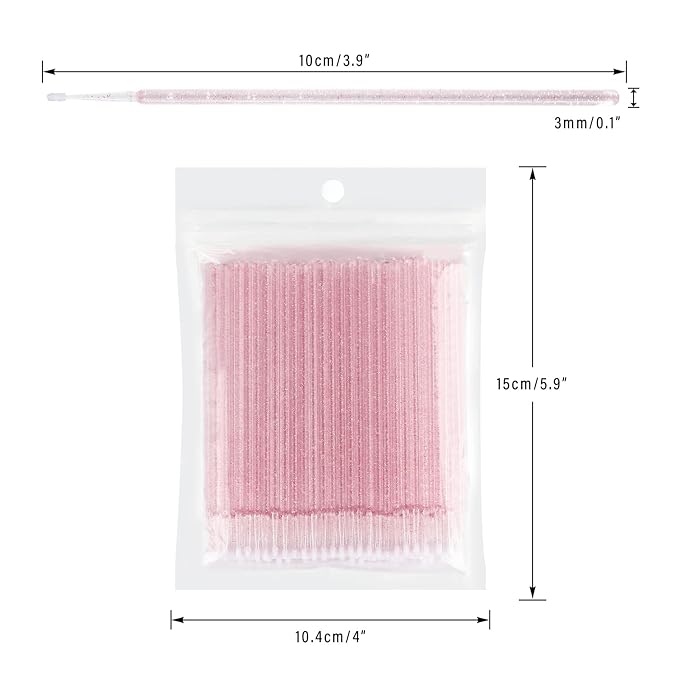 G2PLUS 500PCS Disposable Micro Applicators Brush - Image 2