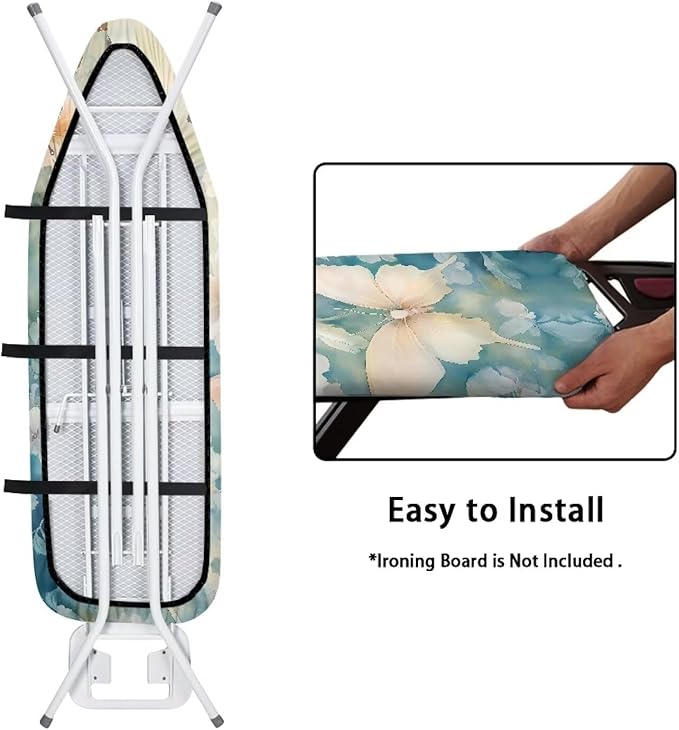 Sprowallow Butterfly Flower Ironing Board Cover and Pad - Image 4