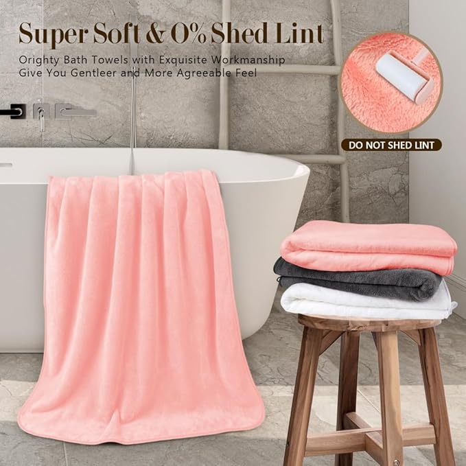 Orighty Microfiber Bath Towels Pack of 2 - Image 2