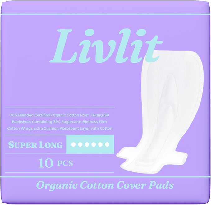 Livlit Super Long Overnight Pads by LivlitOrganicPads