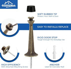 HOMOTEK 8 Pack Heavy Duty Solid Rigid Door Stop - Image 2