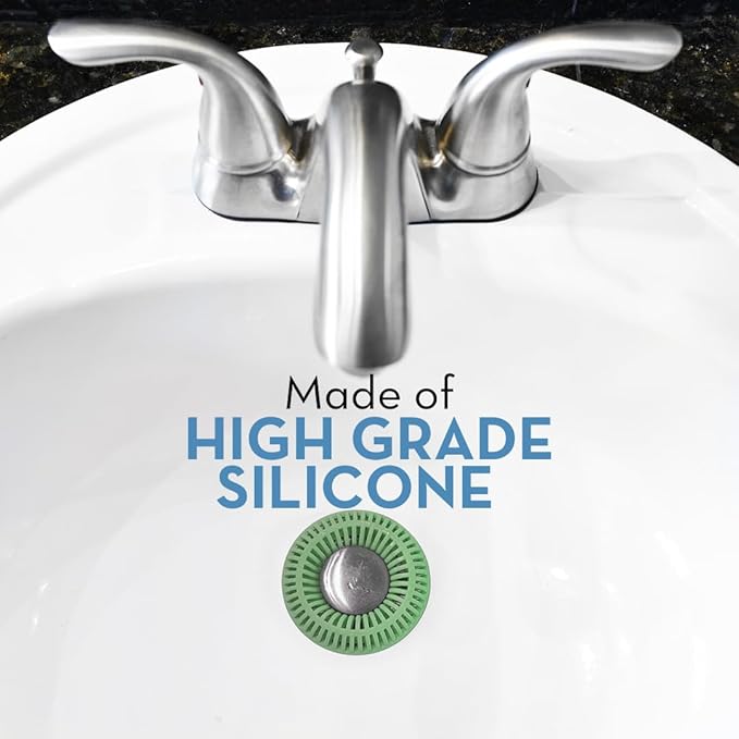 Bathroom Sink Hair Catcher for Pop-Up Drain – SinkRing 1.57" Precision Strainer - Image 4