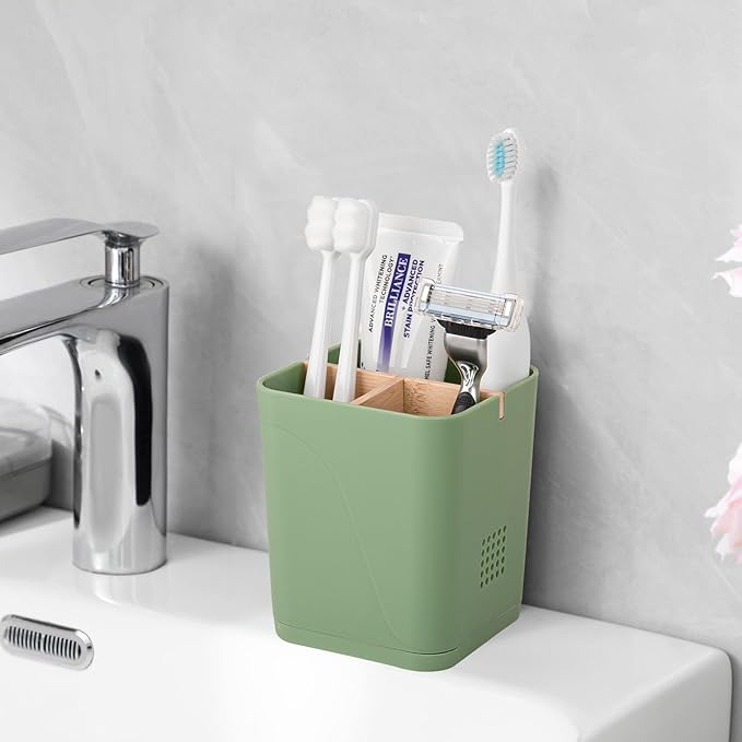 Electric Toothbrush Holder 3 Slots Tooth Brushing Holder - Image 2