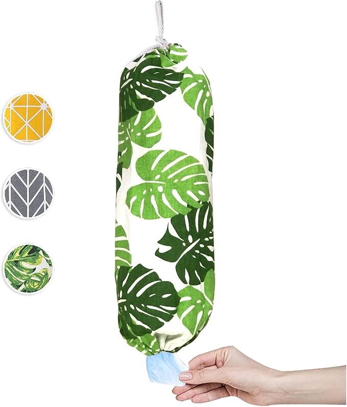 Green Wall Mount Plastic Bag Organizer - Image 8