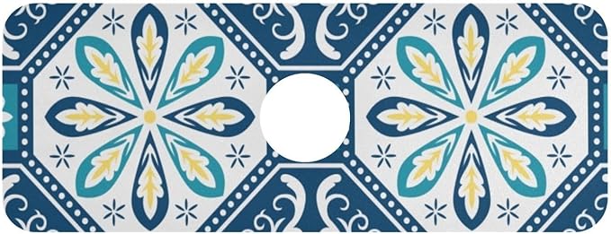 Kitchen Sink Splash Guard 1 PC 14.7 Inch Sink Faucet Mat Splash Guard by Eyanle