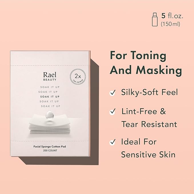 Rael Cotton Pads for Face - Image 2