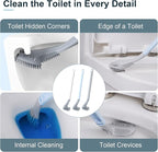 Golf Toilets Brushes, Toilet Cleaning Brush, Flexible Bendable Silicone Long - Image 2