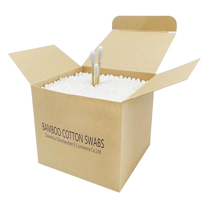 Bamboo Cotton Swabs, Wooden Cotton Swabs 1125pcs - Image 2