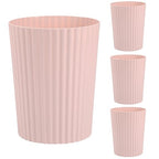 JiatuA Small Trash Can Plastic Wastebasket Round Garbage Container Bin by JiatuA
