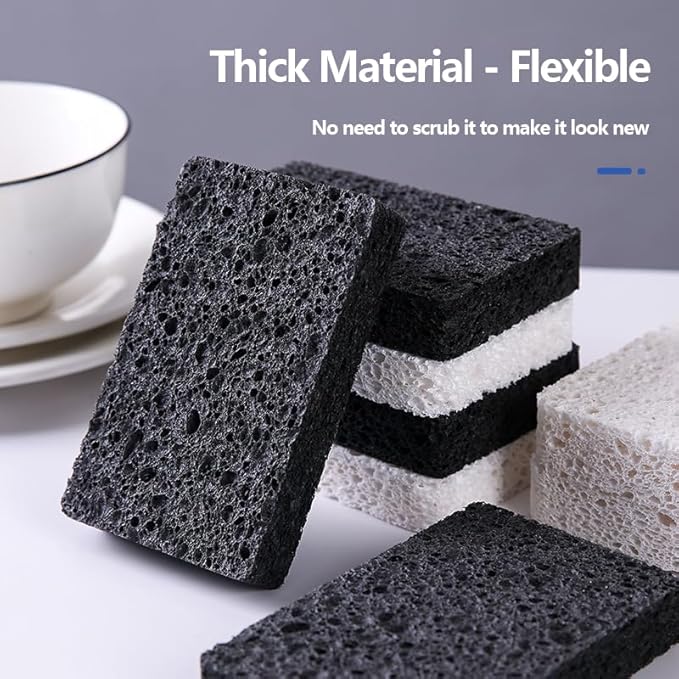 6 - Pack Non-Scratch Scrub Sponges - Sponges - Image 4