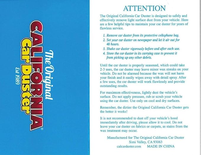 The Original California Car Duster Detailing Kit - Image 9