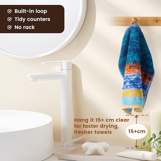 SEMAXE 100% Cotton Washcloths 12-Pack, 13 × 13 Inch Soft Luxury Face Towels – - Image 4