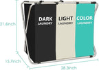 1-Pack Large Laundry Basket, Waterproof, Freestanding Laundry Hamper, - Image 3
