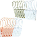 24 Pack Clothespins, Cute Sturdy Small Mini Clothes Pins by Foshine
