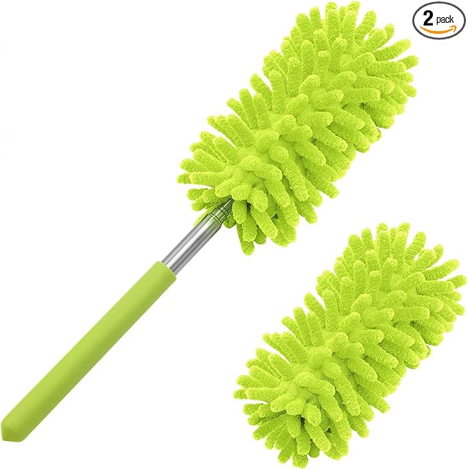 Microfiber Duster for Cleaning, Tukuos Hand Washable Dusters by Tukuos