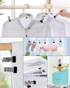 10PCS Small Clothes Pin, Stainless Steel Clothespins, Metal Laundry Grip Clips - Image 5