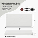 2PCS Diatomite Marble Stone Drying Mat - Image 4