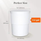 Lifewit Trash Can with Pop-Up Lid, 2.6gal Small Hidden Garbage Can with - Image 4