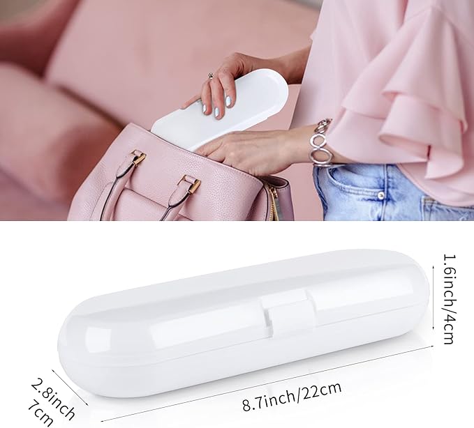 Fowecelt 2 Pack Electric Toothbrush Travel Case - Image 2
