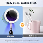 IYE Wall Mounted Electric Toothbrush Holder, Rechargeable Portable Personal - Image 2
