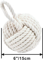Marwood Rope Knot Door Stops Decorative Nautical Ball Door Stopper Handmade - Image 3