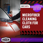AIDEA Microfiber Cleaning Cloth Grey 50PK, Microfiber Towels - Image 4