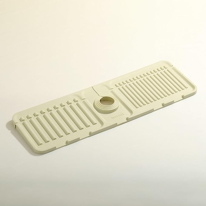 Sink Faucet Absorbing Mat, Kitchen Sink Splash Guard Longer Silicone Sink by Unknown
