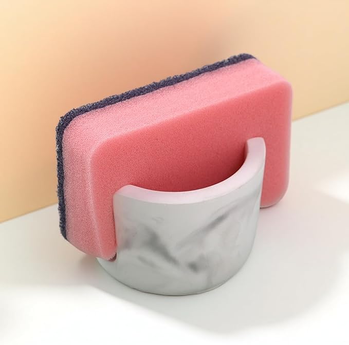 Sponge Holder Kitchen Diatomite Drying Rack Absorbent Sink Sponge Organizer - Image 5