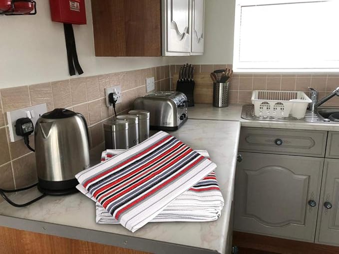 Urban Villa Kitchen Towels, Cotton Dish Towels, Mitered Corners, Ultra Soft - Image 6