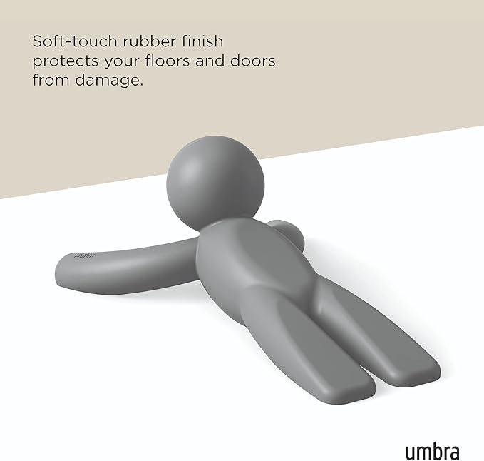 Umbra Buddy Door Stop, Heavy-Duty and Flexible, Soft-Touch Finish, Protects - Image 7