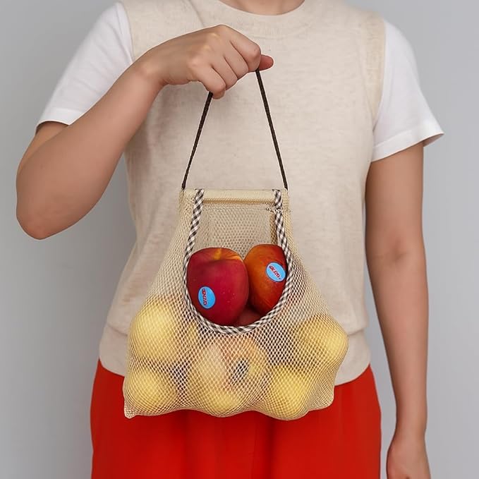 Durable Reusable Hanging Storage Mesh Bags - Image 6