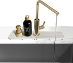 17inch x 4inch Kitchen Sink Faucet Mat, Water Absorbing Stone Faucet Splash - Image 5