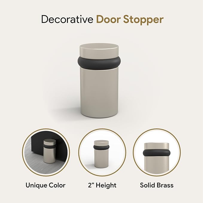 Mega Handles Floor Door Stopper, Quickly Installed Wall Protector, Wall - Image 5