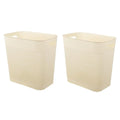 UUJOLY Plastic Small Trash Can Wastebasket, Garbage Container Basket by UUJOLY