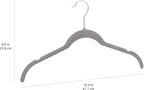 Amazon Basics Non-Slip Shirt Clothes Hangers Velvet, Space-Saving Slim - Image 6