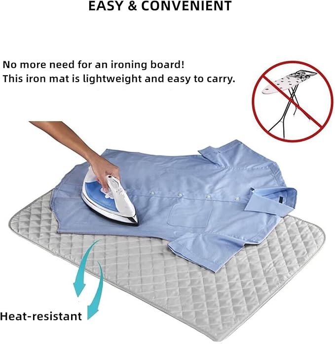 Magnetic Ironing Mat Blanket Ironing Board Replacement, Iron Board Alternative - Image 4
