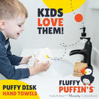 JJ KENT Fluffy Puffins Microfiber Hand Towels - Image 8