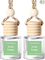 HoogaLife Car Air Freshener Diffuser 2 Pack Hanging Fruit Loops Car Air by HoogaLife