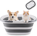 Extra Large Collapsible Bucket 35L Mop Bucket by BIDFUL