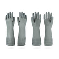 Mamison 2 Pairs Reusable Waterproof Household Dishwashing Cleaning Rubber Gloves by QualityKitchenandHome
