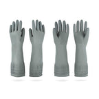 Mamison 2 Pairs Reusable Waterproof Household Dishwashing Cleaning Rubber Gloves by QualityKitchenandHome
