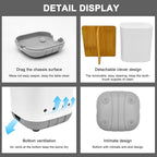 Toothbrush Holder with Bamboo Divider, Detachable - Image 4