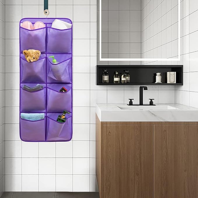 Dual Sided Hanging Closet Organizer Shoe Rack Holder - Image 7