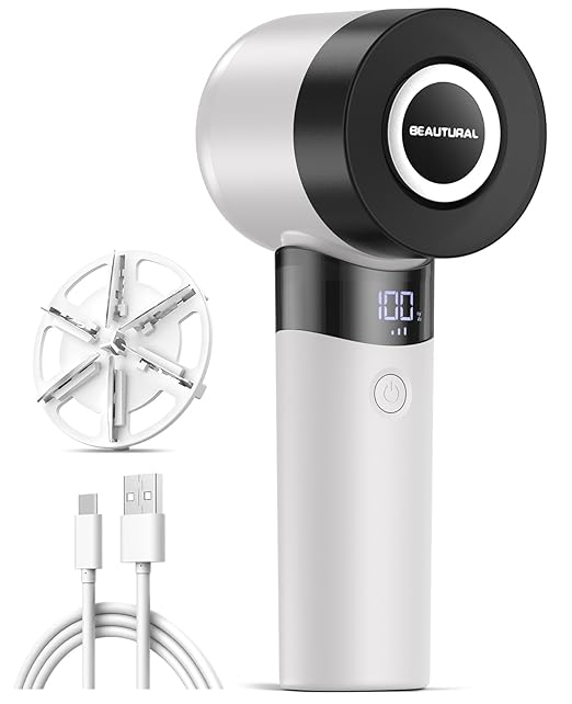 BEAUTURAL Fabric Shaver and Lint Remover, Rechargeable Electric Sweater Shaver by BEAUTURAL