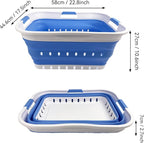 SAMMART 42L Collapsible Plastic Laundry Basket - Image 4