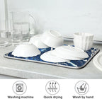 Super Absorbent Dish Drying Mat, Microfiber Fast-Drying Dish Mat, Kitchen Dish - Image 7