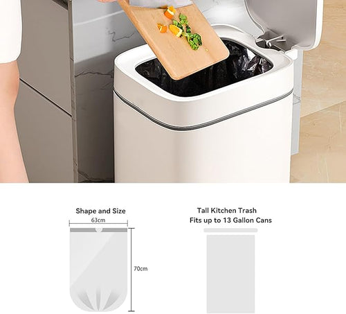 13 Gallon Trash Bags Drawstring, Garbage Bags, 1.99Mil Thickness - Image 2