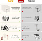 Heavy Duty Adhesive Hooks 18 Pack - Image 5
